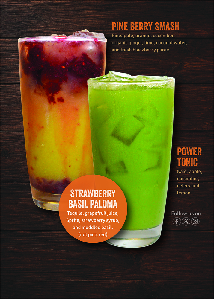 Pine Berry Smash & Power Tonic