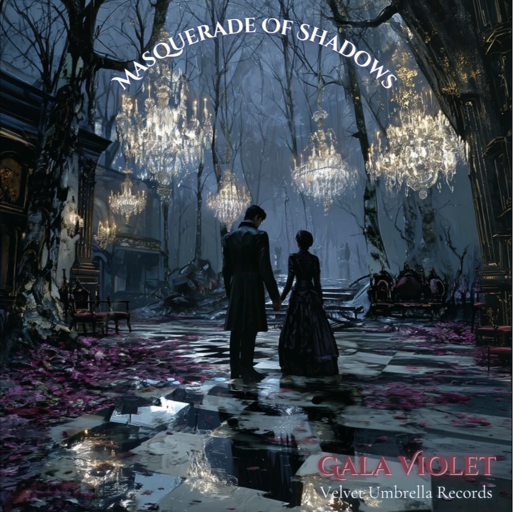 Masquerade Of Shadows By Gala Violet, Album Cover.