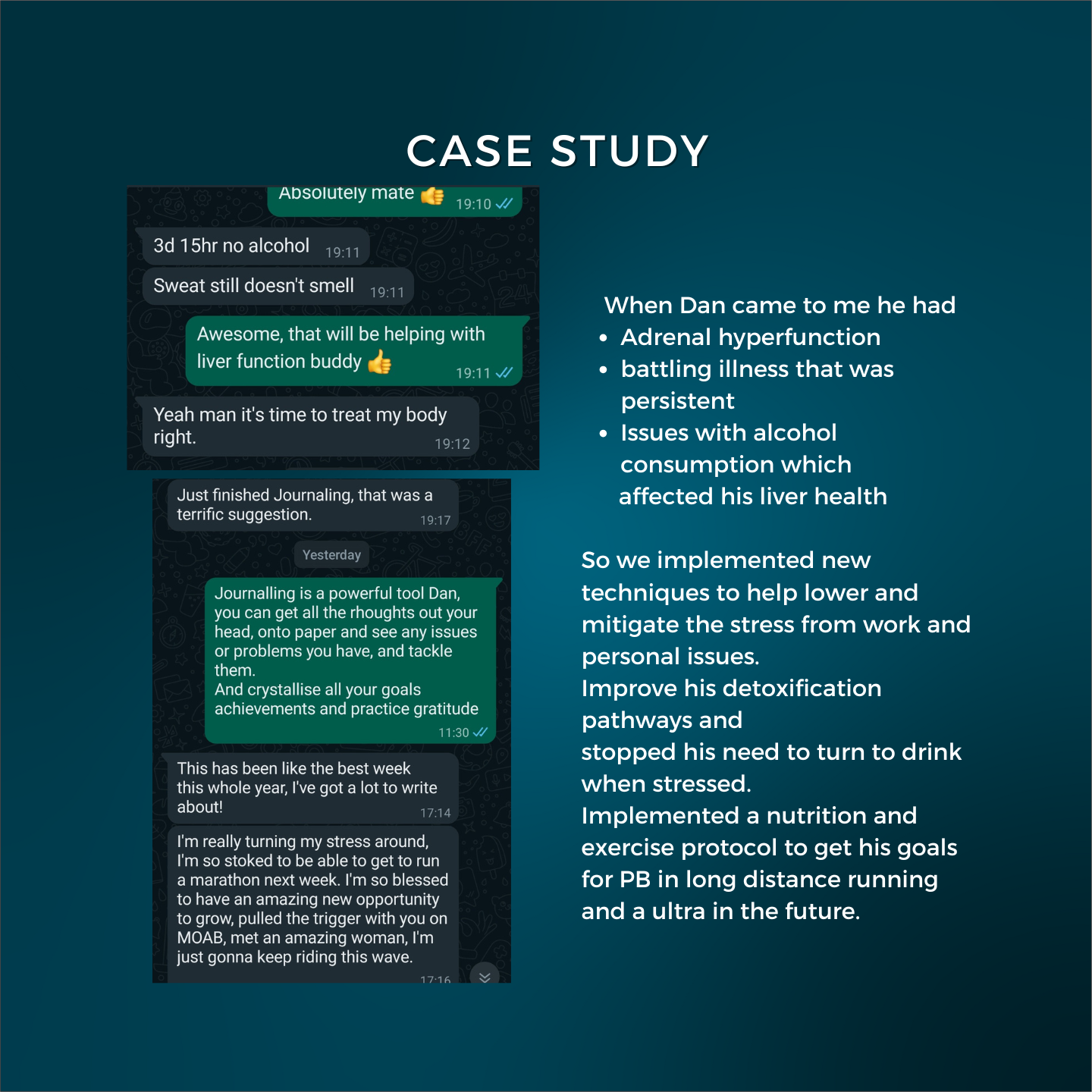 Client testimonials