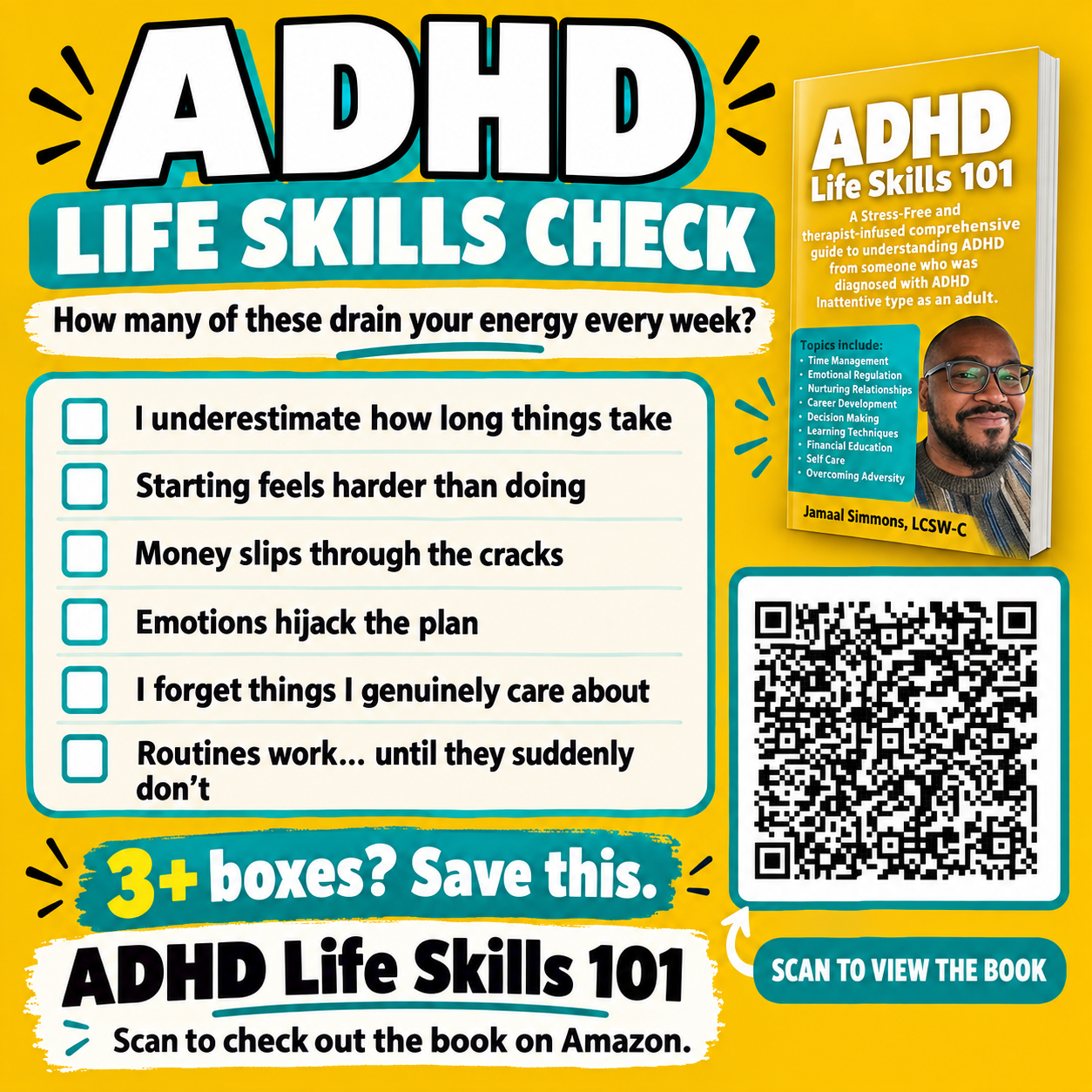 ADHD life skills check